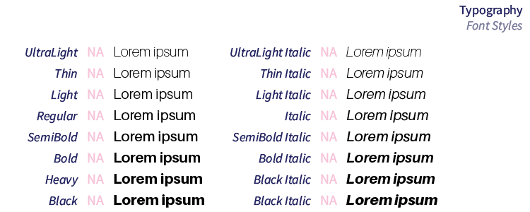 Font Styles png file format